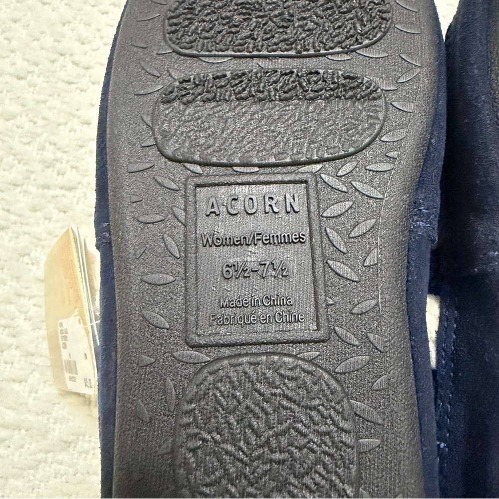 Acorn Nordic Moccasin Slippers Women’s Size 6.5-7.5 NWT - Picture 9 of 14